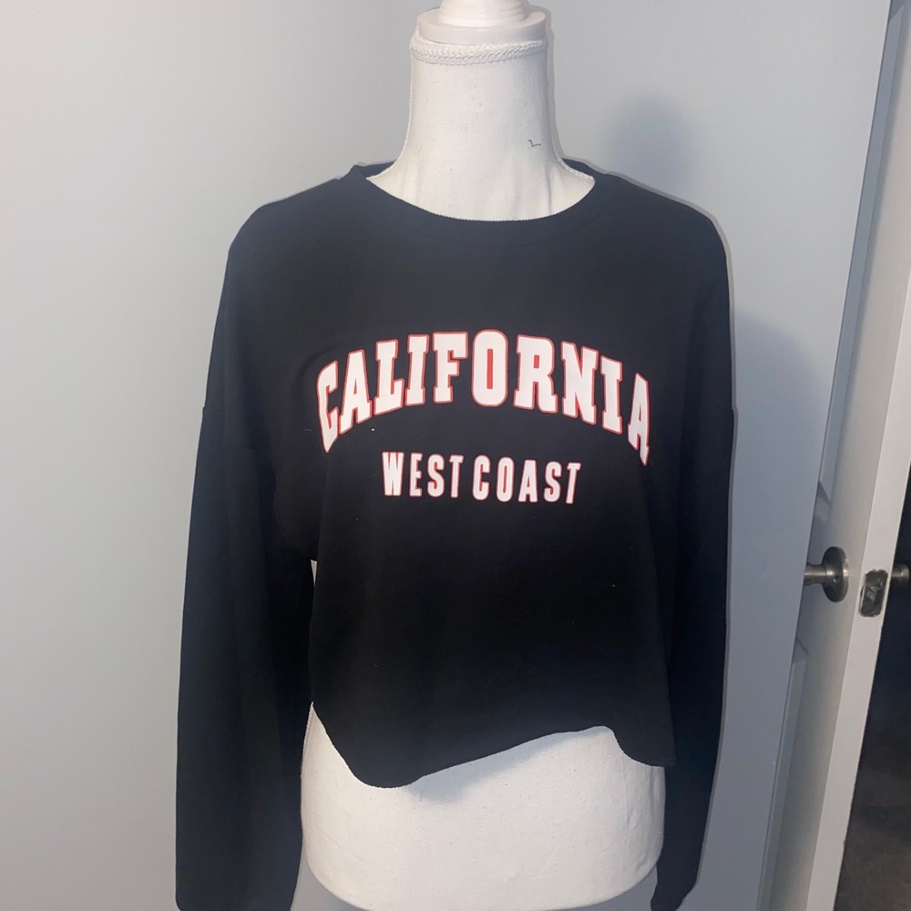 Cropped Black‎ Long Sleeve
